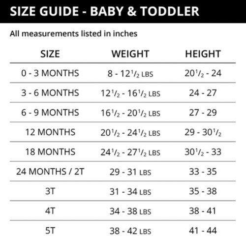 Infant Boy Shoe Size Chart - Greenbushfarm.com