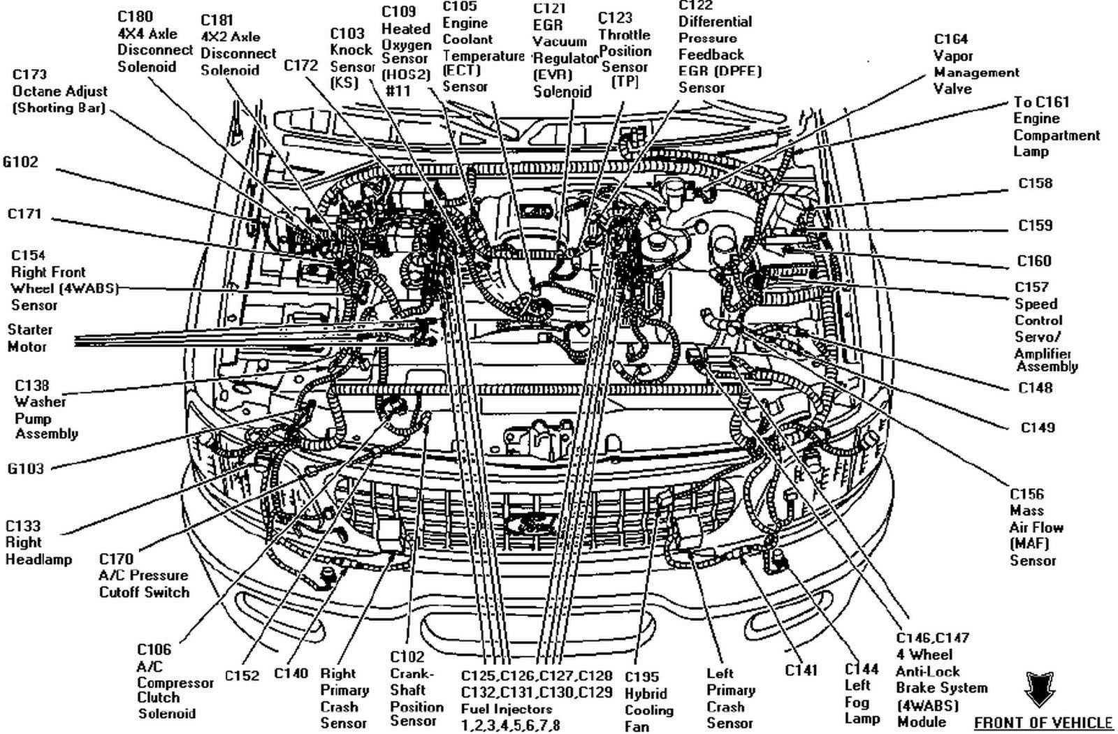 4.6 ford engine diagram