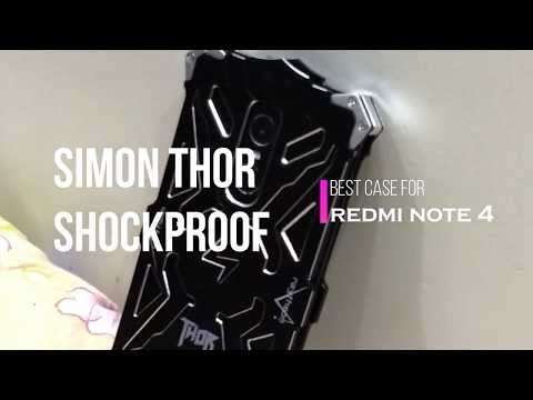 Simon Thor Armor Shockproof Metal Phone Case For Redmi Note 4