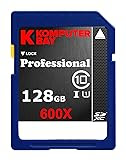 Komputerbay 128ギガバイト クラス10 SDXC UHS-I 600X 高速メモリーカード 60メガバイト/秒の書き込み 90メガバイト/ s の読み取り 128 GB
