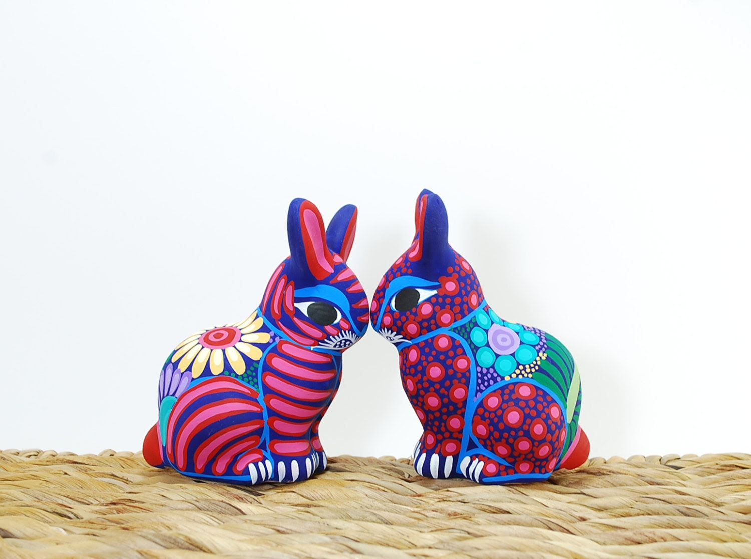 Animal ceramic sculpture - Easter rabbit - Easter decoration pottery rabbit - pottery animal - Red ceramics - HolaPapelMache Animal ceramic sculpture - Easter rabbit - Easter decoration pottery rabbit - pottery animal - Red ceramics - HolaPapelMache