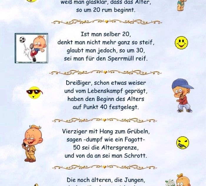 Lustige Gedichte Zum 50 Geburtstag