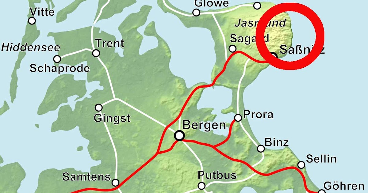 Kreidefelsen Rügen Karte | Karte