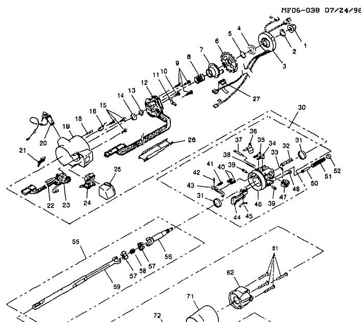 1990 Gmc Steering Column Diagram
