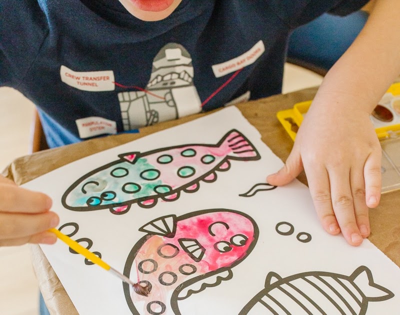 Watercolor Ideas For Kids : 30 Unique And Creative Painting Ideas For