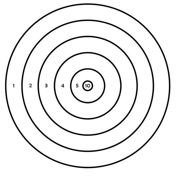 Download Target Bullseye Dog Coloring Page | Coloring Page Blog