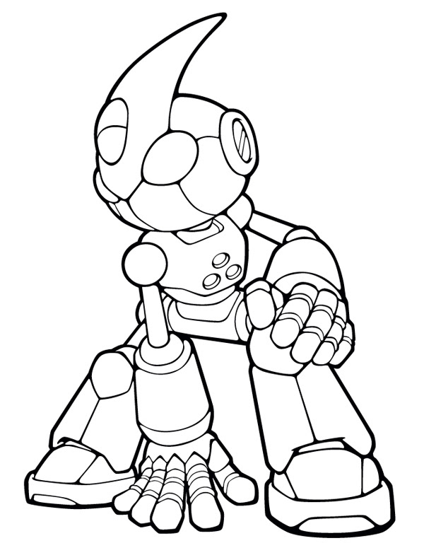 √ COMPLETO! Metal Sonic Para Colorir - Imagens para colorir imprimíveis