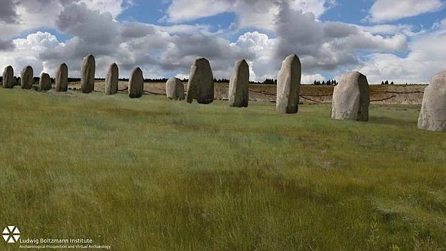 Hallan un nuevo monumento megalítico enterrado junto al Stonehenge Hallan un nuevo monumento megalítico enterrado junto al Stonehenge