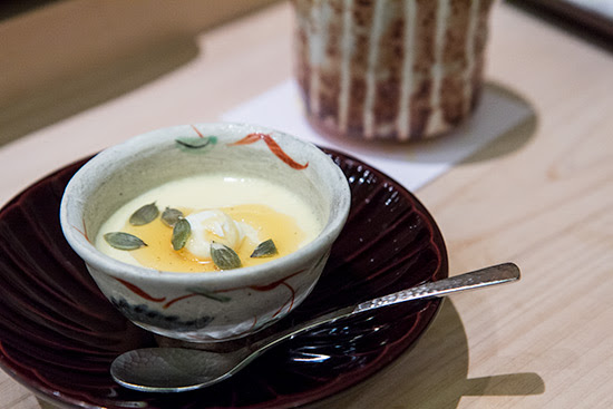 Shinji by Kanesaka Best Sushi in Singapore Pumpkin Pudding