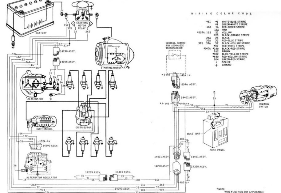 67 Mustang Wiring Diagram Charge Light