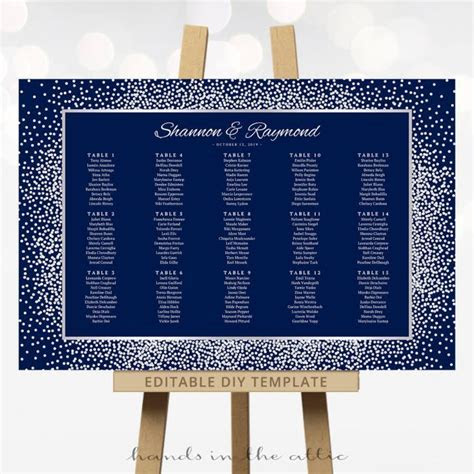 Eucalyptus Seating Chart Editable DIY Template Hands Eucalyptus Seating Chart Editable DIY Template Hands