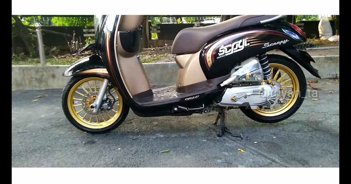 Modifikasi Scoopy / 84 Scoopy Fi Thailook Style Kumpulan Modifikasi
