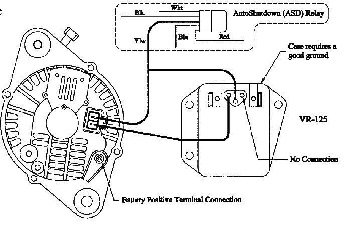 Wiring Diagram Of Alternator And Voltage Regulator