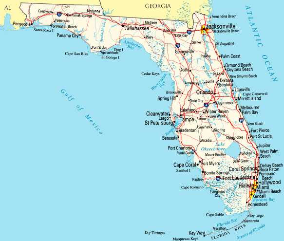 25 Elegant Map Of Florida 39 S West Coast Beaches