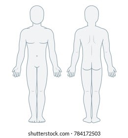 Blank Body Outline Human Body Anatomy You may use these photo for backgrounds on mobile with high quality resolution. blank body outline human body anatomy
