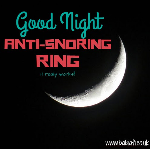 Good Night Anti-Snoring Ring - it really works!