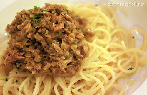 Spicy Tuna Spaghetti in Olive Oil P280