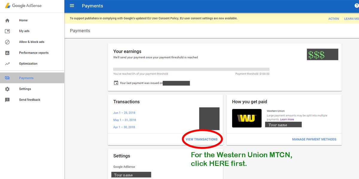 How To Receive Western Union Money Transfers Via