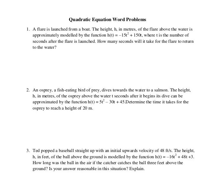 quadratic-applications-worksheet-worksheet