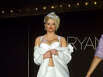 Smith models intimate apparel during the Spring/Summer Lane Bryant Lingerie Fashion Show in New York City in 2001.