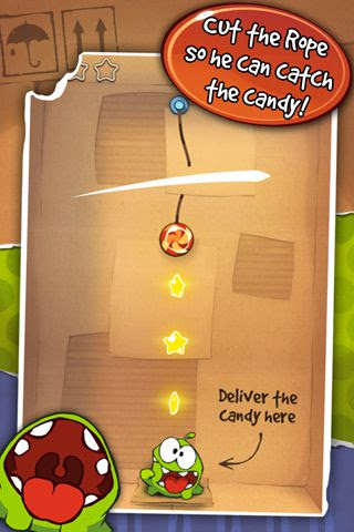 Screenshot of Cut the Rope for Android