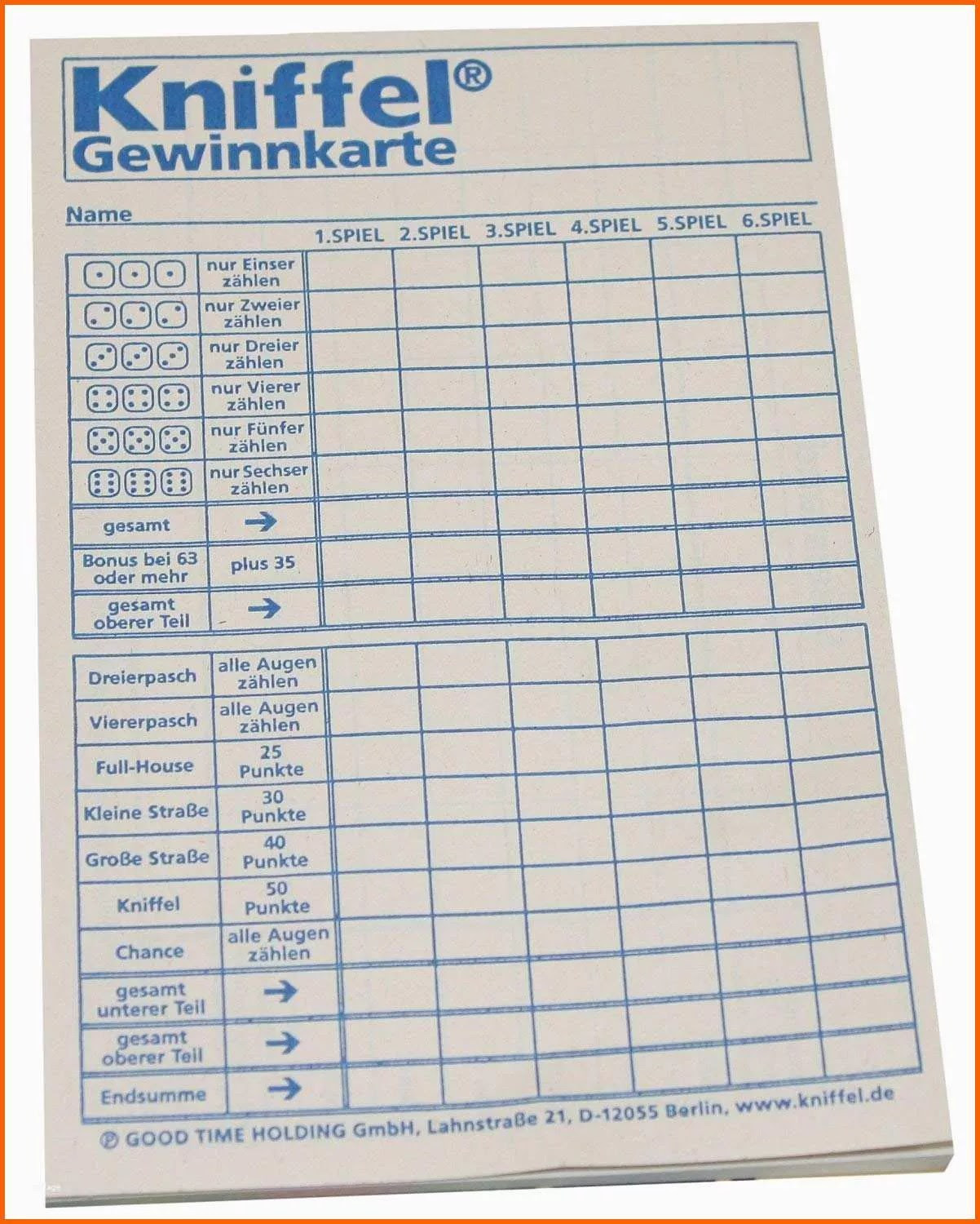 Vordruck Für Kniffel / Kniffel Vorlage Kniffel Spielzettel Ausdrucken