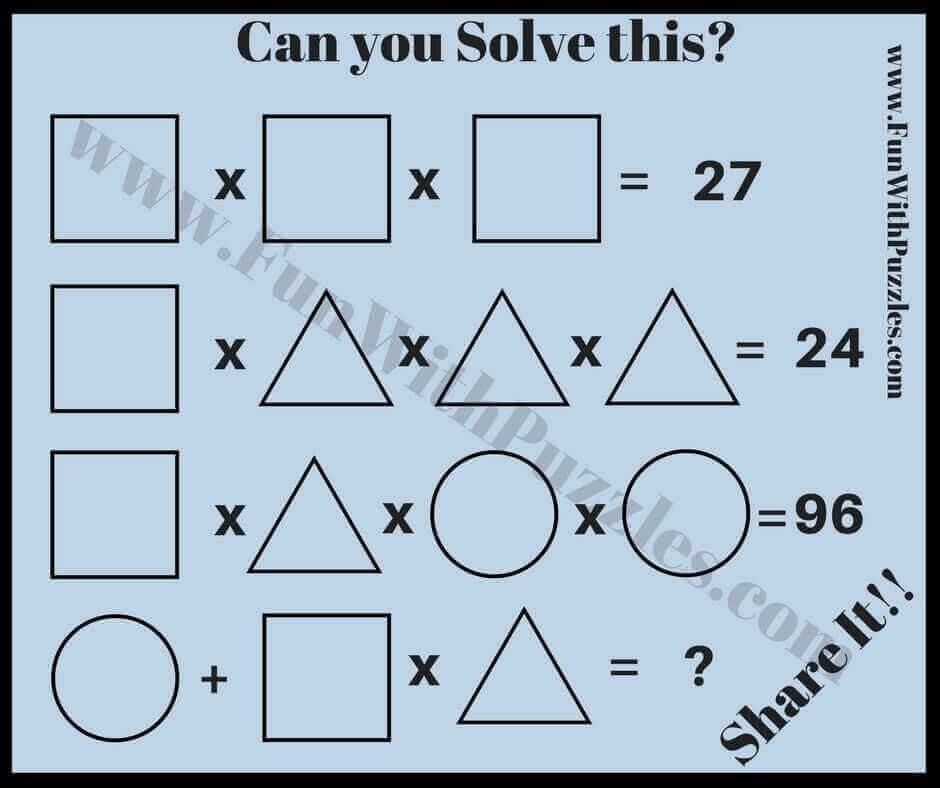 Easy Puzzles For Kids With Answers
