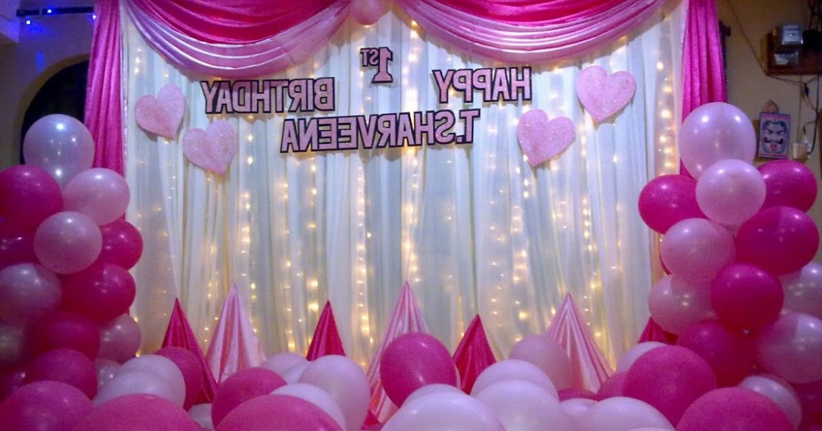 How To Make Decoration For Birthday Party At Home - MYLIBRARY-WORLD