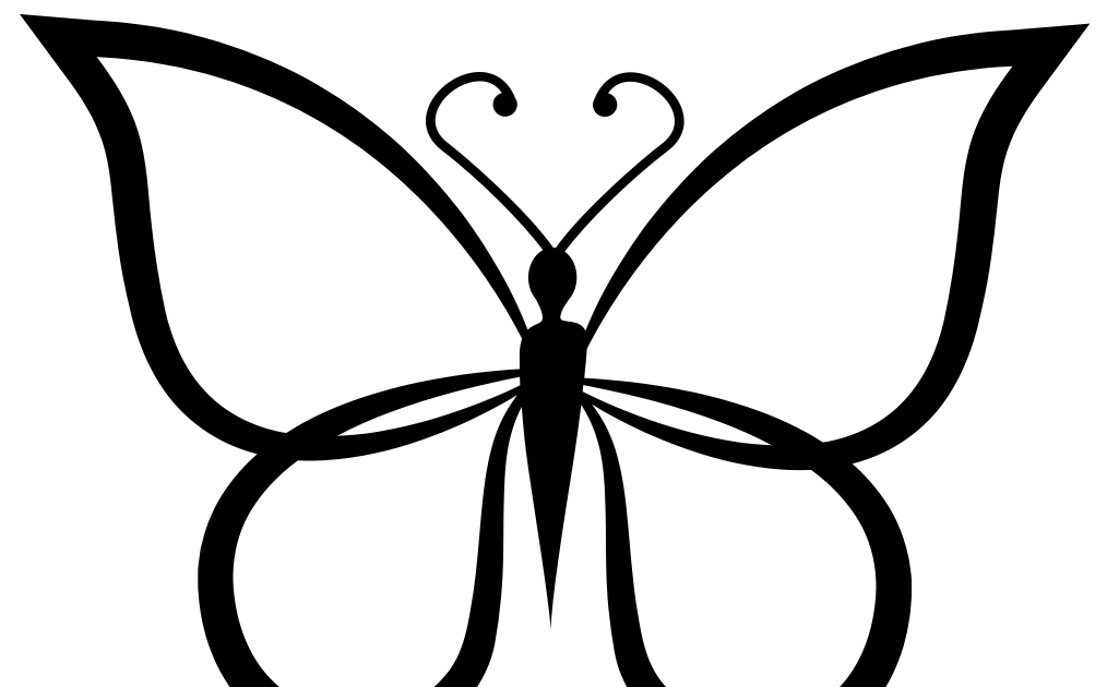 Butterfly Clipart Black And White Transparent - Butterfly Mania