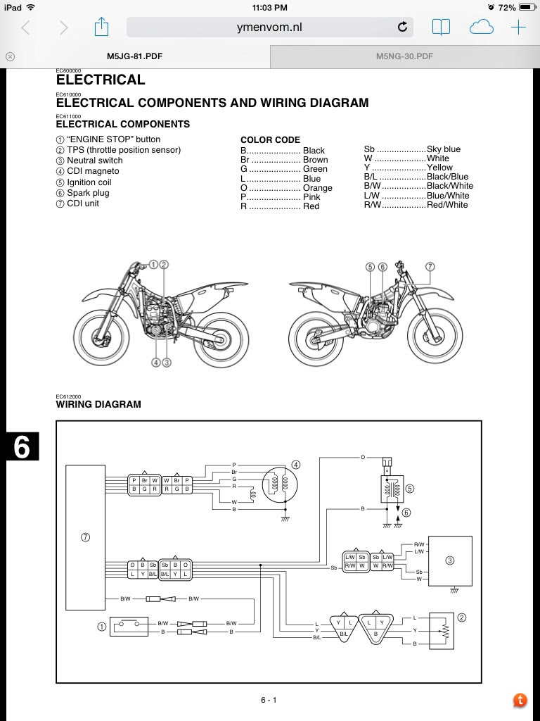 Yz426f Wiring Diagram - Wiring Diagram Schemas