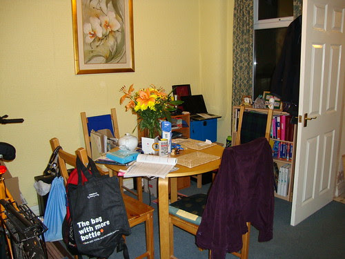 Pete's dining room (door leads to kitchen)