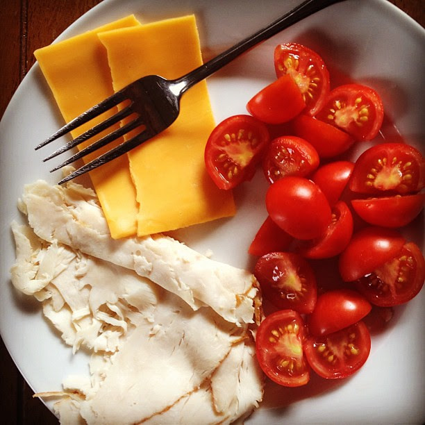From the garden to my plate. I love summer!