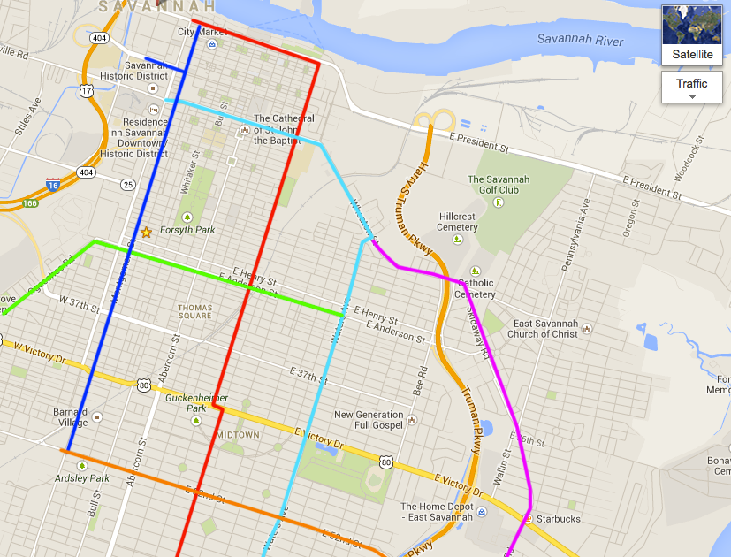 29 Map Of Savannah Ga Neighborhoods - Maps Database Source