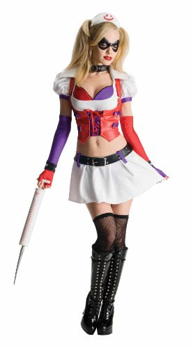 Batman Arkham City  Harley Quinn Asylum Nurse Costume