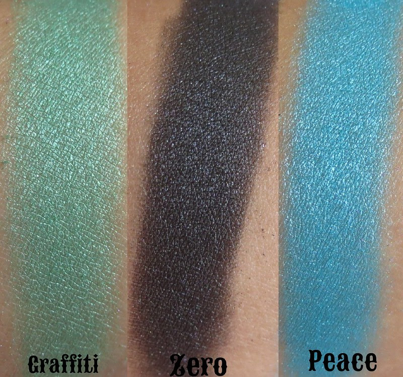 urban decay deluxe shadow box swatches