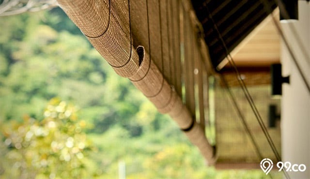  Cara  Membuat  Kerai Dari Bambu  Cara  Membuat  Tirai  Pintu 