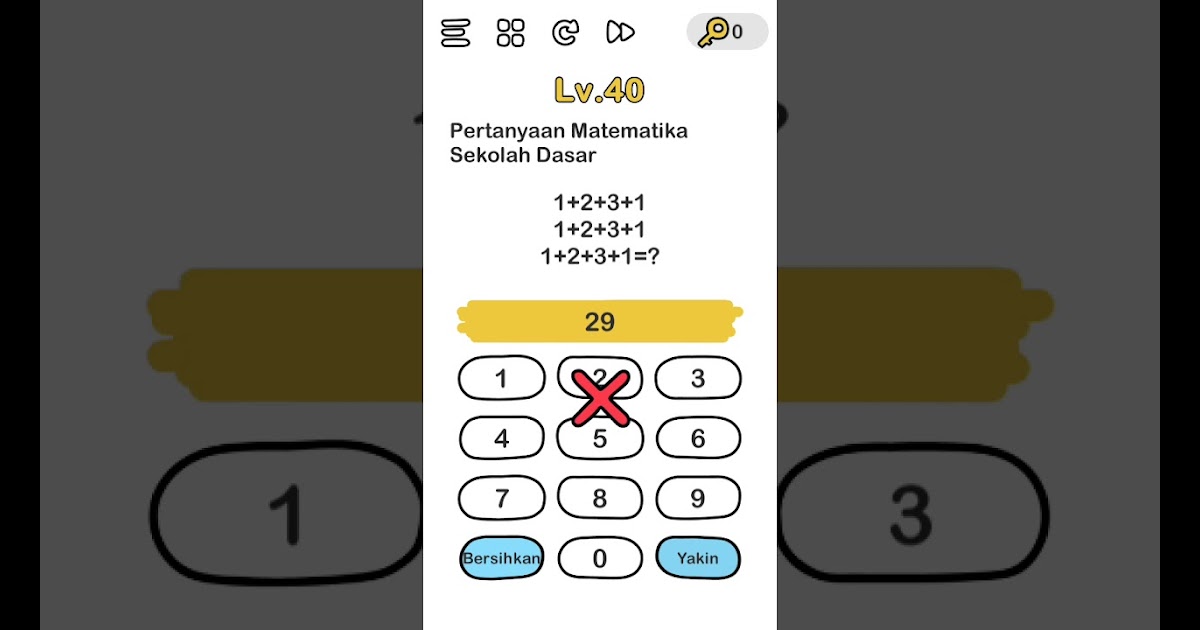 Kunci Jawaban Brain Out Level 41 Matematika Beres Soal