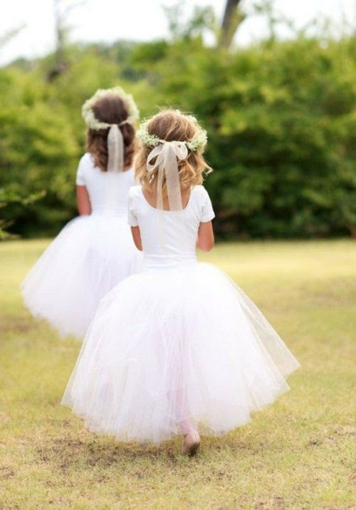 little girls like to dress up as dancers could make the wedding that much more comfortable and fun for them. #weddings #ideas #TheMarkOlympia
