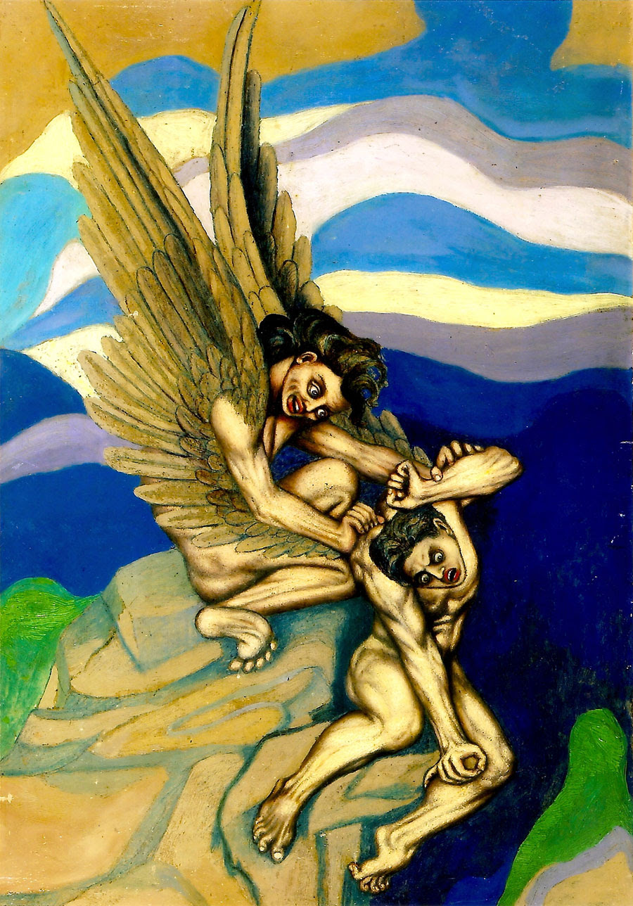 Boleslaw Biegas - The Vampire In The Form Of The Demon, 1917