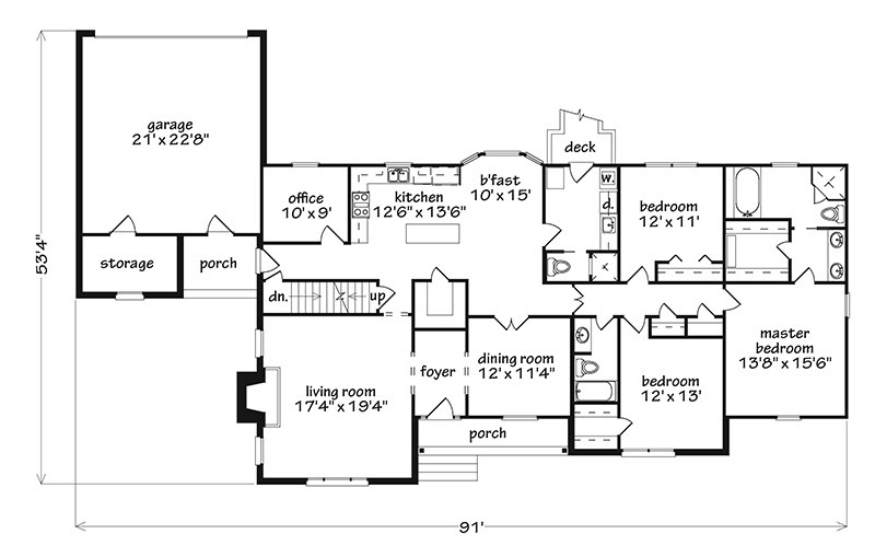 4 Room House Plan Design | Bedroom Aesthetic
