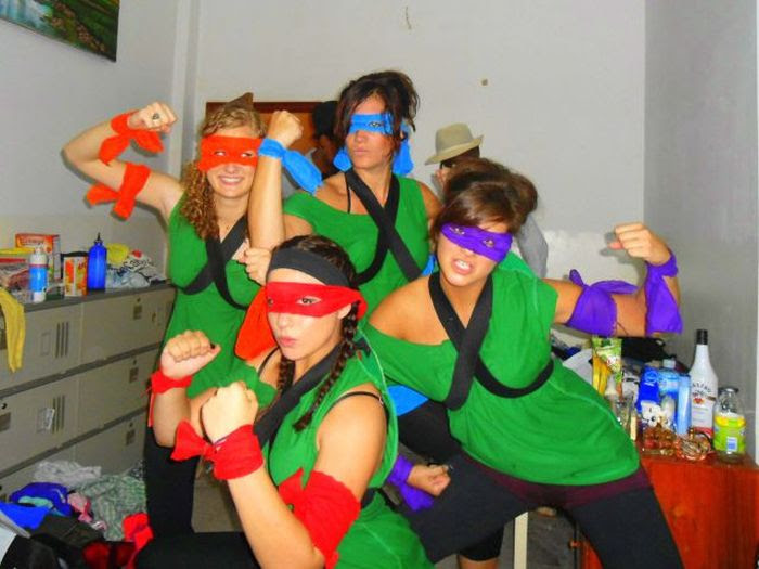 College Girls Sexy Teenage Mutant Ninja Turtles Cosplay 39 Pics