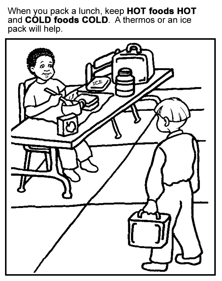Table Manners For Kids Coloring Pages - Coloring Ideas