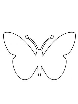 Butterfly template