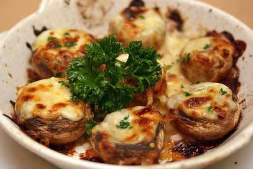 Cheesy Mushrooms