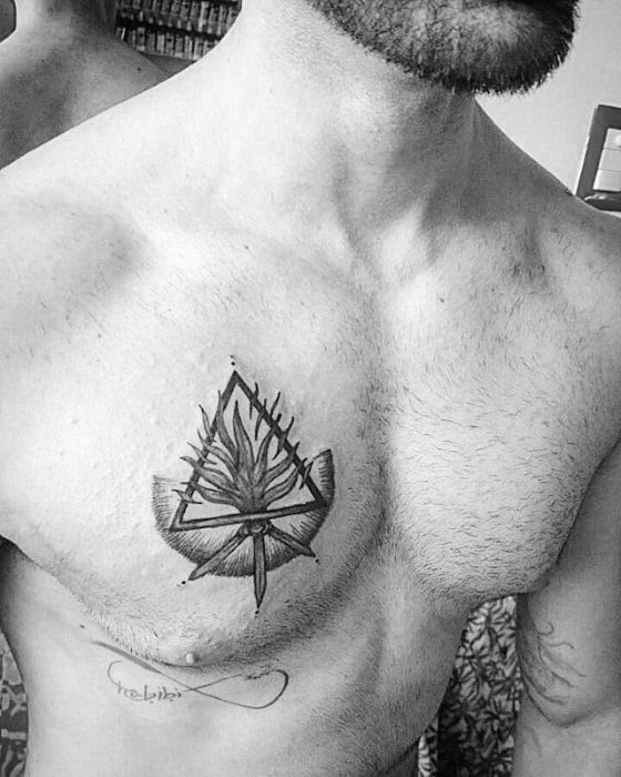 Small Meaningful Chest Tattoos For Men - Tattoo Designs Ideas
