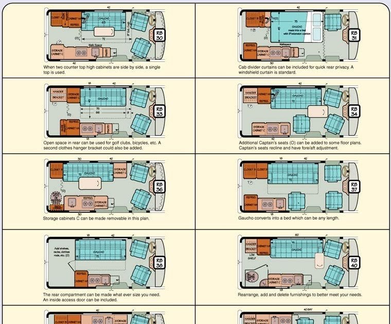 Luxury Small Motorhome Floorplans Luxury Small