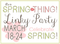 Spring Thing Linky Party Button