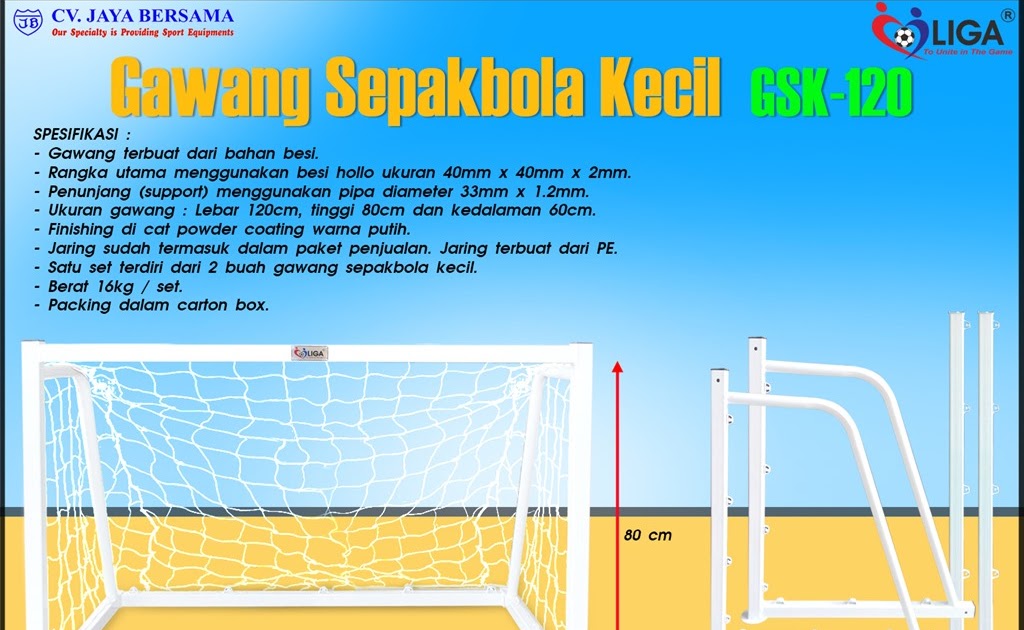 Ukuran Gawang Sepak Bola Mini Soccer Soalan aa