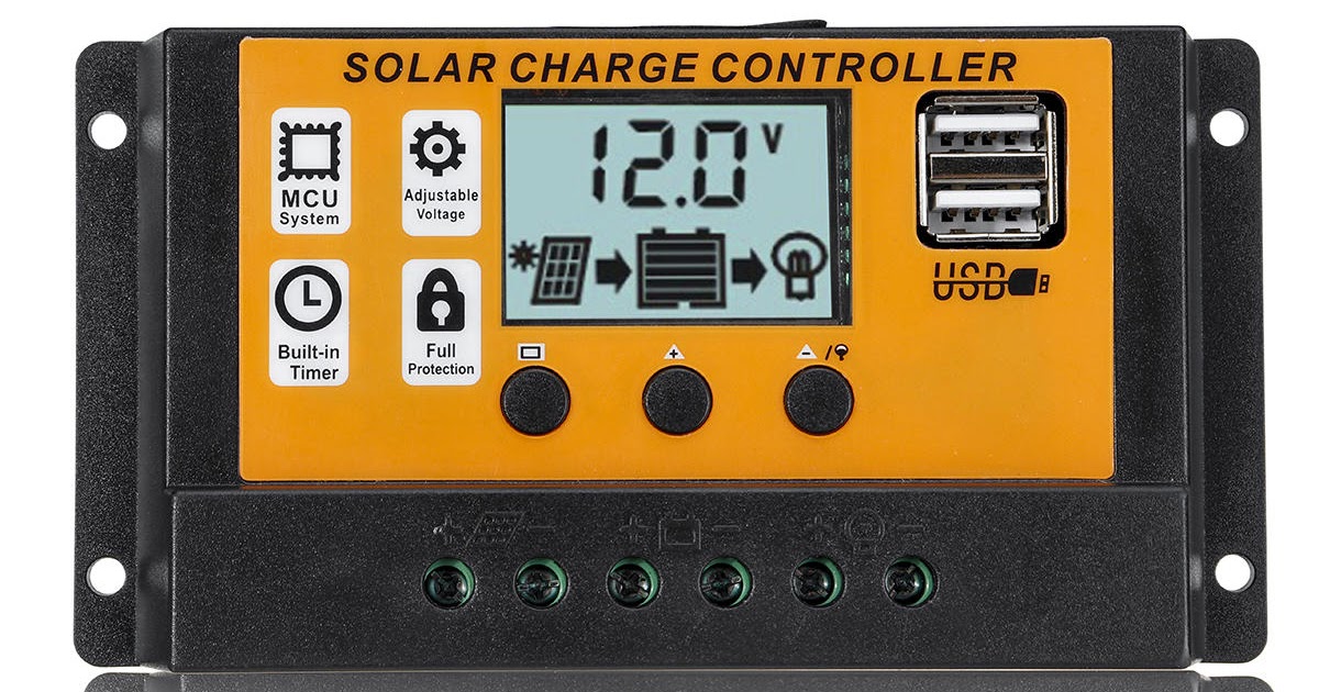 Solar Charge Controller Display : Solar Charge Controller 12v 30A LCD