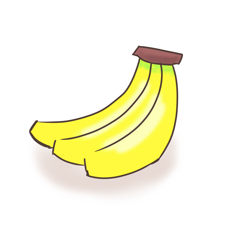 綺麗なバナナ の イラスト ただのディズニー画像